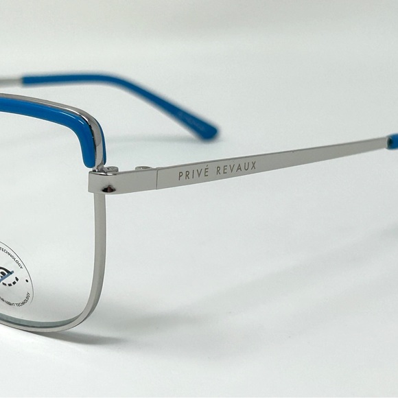 Prive Revaux Blue silver Copy Cat Readers +1.50 reading glasses blue light cat - Picture 4 of 13